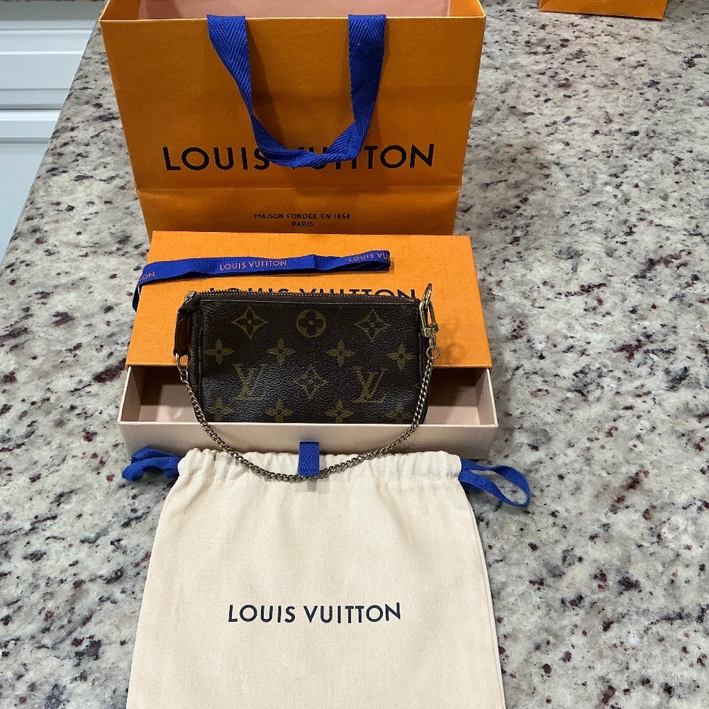 Authentic Louis Vuitton Mini Pochette Purse